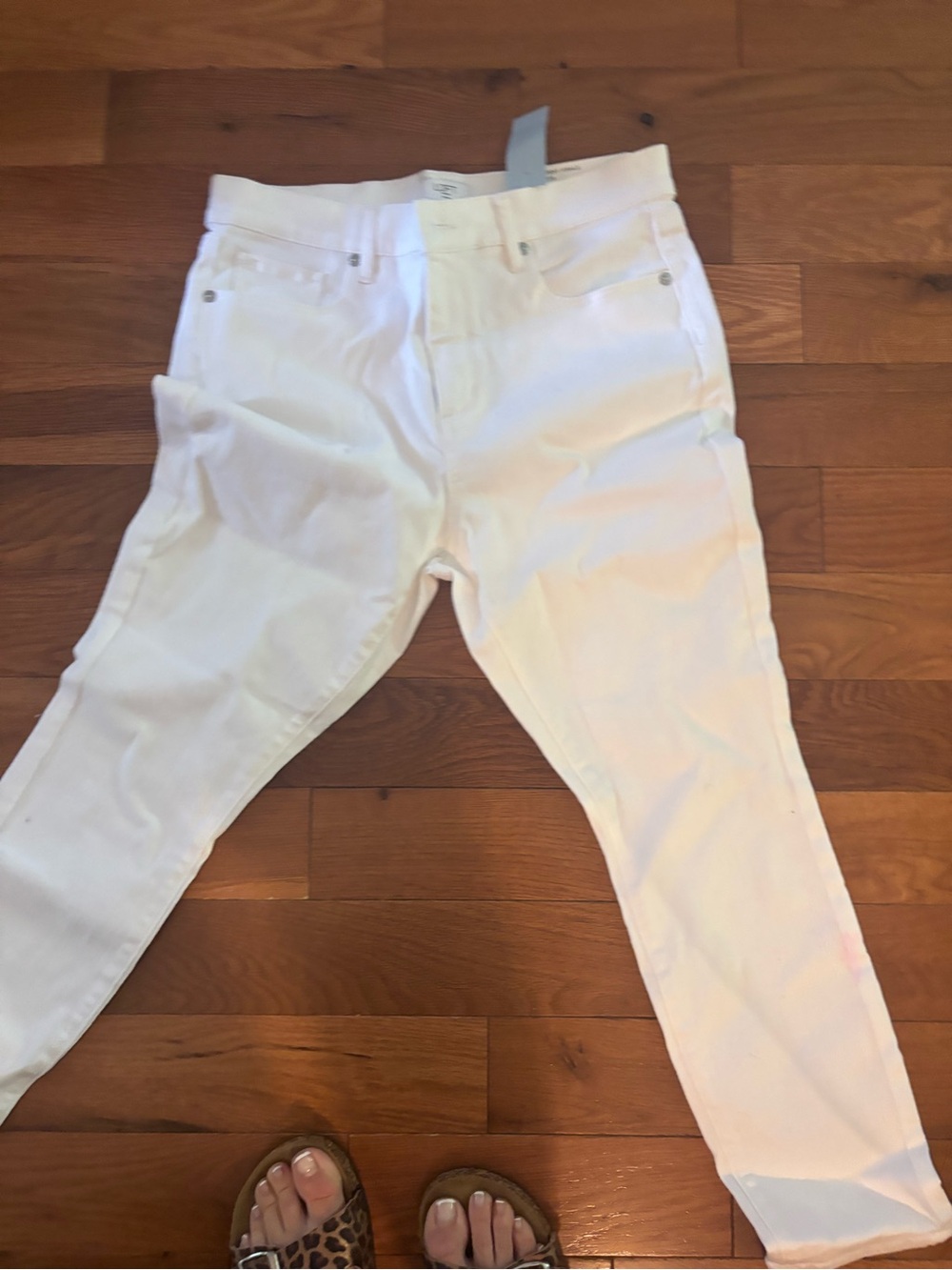 LOFT White Skinny Jeans